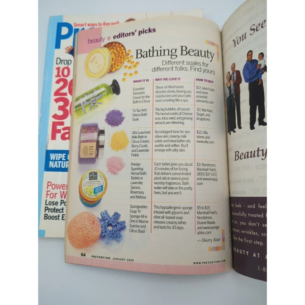 Prevention The‎ Magazine For Better Health January 2005 & December 2006